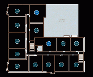 Floor 3 Site Plan | The Bluestone Apartments | 1 & 2 Bedroom Apartments in West Seattle | Seattle, WA 98106