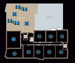 Floor 4 Site Plan | The Bluestone Apartments | 1 & 2 Bedroom Apartments in West Seattle | Seattle, WA 98106